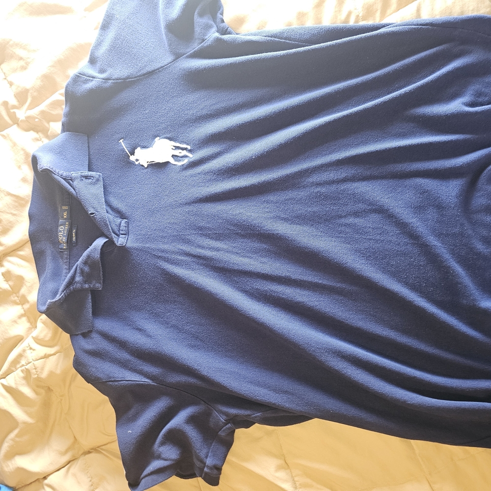 Polo by Ralph Lauren Men's Navy Blue Shirt